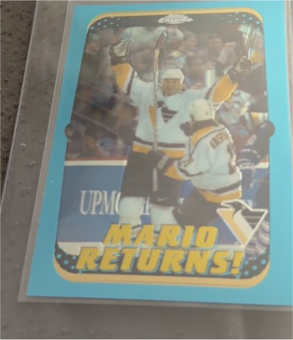 2001-02 Topps Chrome #MR1 Mario Lemieux Mario Returns — front