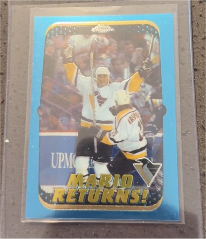 2001-02 Topps Chrome #MR1 Mario Lemieux Mario Returns! — front