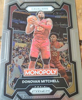 2023-24 Panini Prizm Monopoly #19 Donovan Mitchell — front