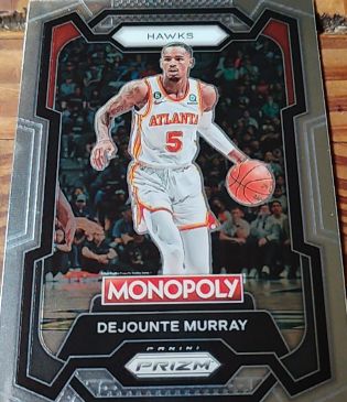 2023-24 Panini Prizm Monopoly #5 Dejounte Murray — front
