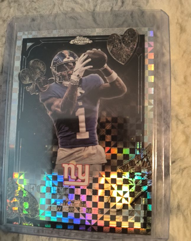 2025 Topps Chrome #F15-15 Malik Nabers — front