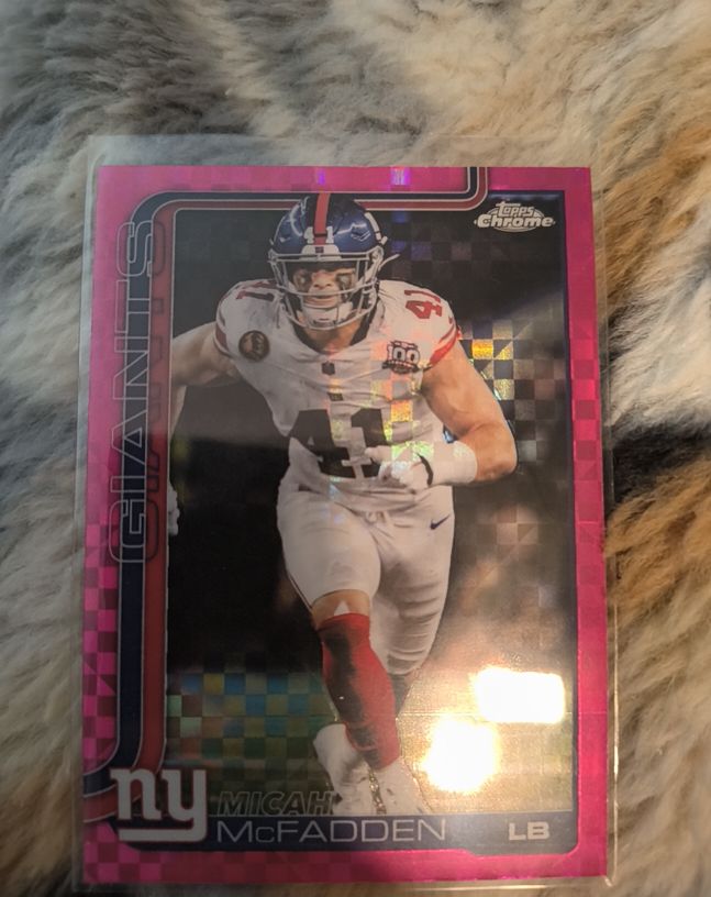 2025 Topps Chrome #232 Micah McFadden — front