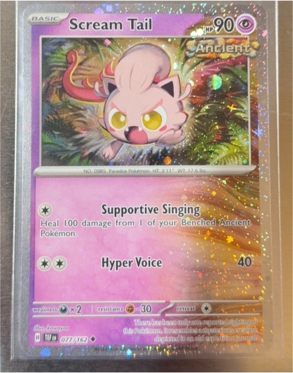 2024 Pokémon SV05 Temporal Forces #077 Scream Tail — front