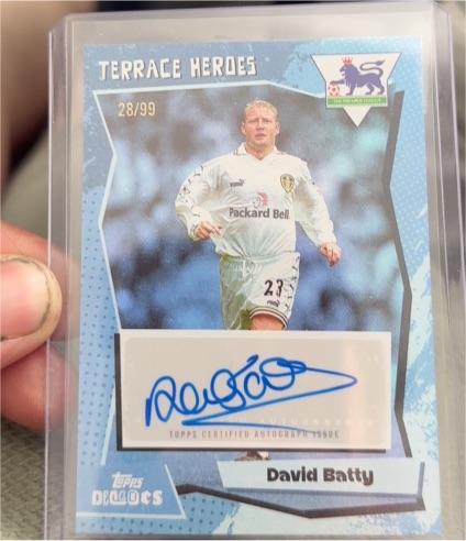 2025 Topps Decades Premier League 1990s Terrace Heroes #28 David Batty — front