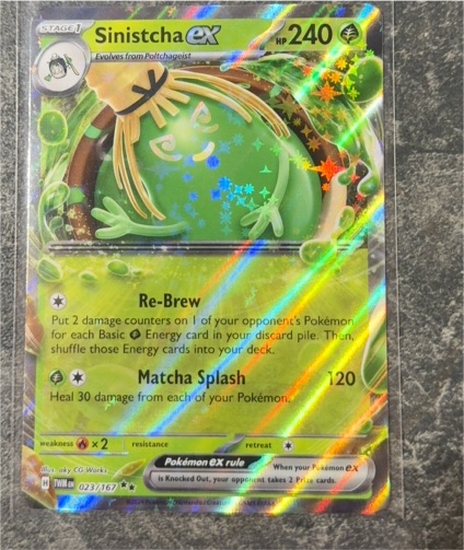 2024 Pokémon SV06: Twilight Masquerade #023 Sinistcha ex — front