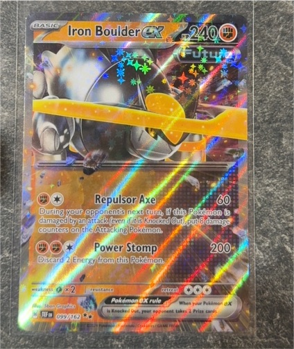 2024 Pokémon TCG Temporal Forces #099 Iron Boulder ex — front