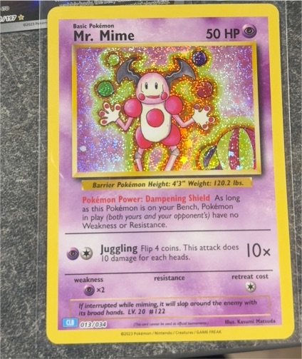 2023 Pokemon Classic Collection #013 Mr. Mime — front