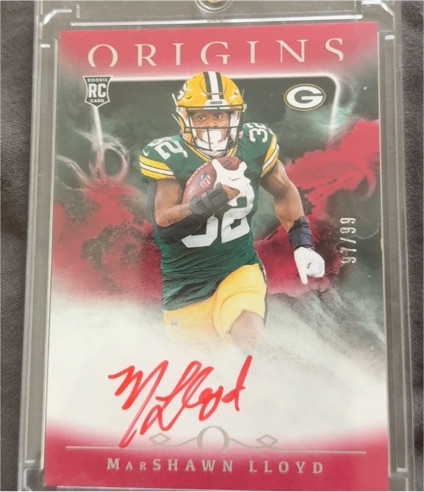 2024 Panini Origins Rookie Autographs #RAU-MLL MarShawn Lloyd — front