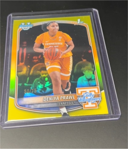 2025-26 Bowman Basketball #BCP-55 Deniya Prawl — front