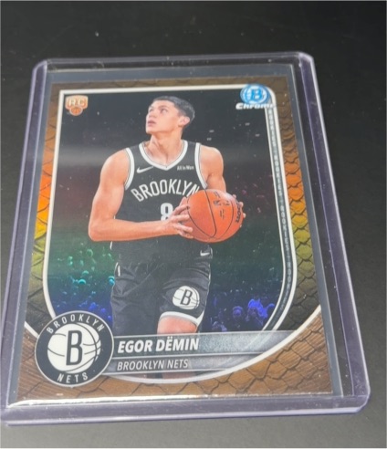 2025-26 Bowman Chrome #BCV-8 Egor Demin — front