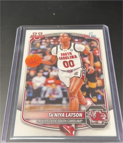 2025-26 Bowman Basketball #BPP-86 Ta'Niya Latson — front