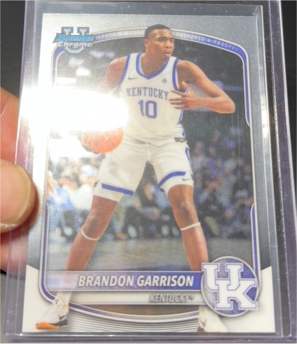 2025-26 Bowman Chrome Basketball #BCP-97 Brandon Garrison — front