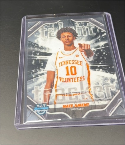 2025-26 Bowman Basketball Chrome U #TT-10 Nate Ament Talent Tracker Tennessee — front