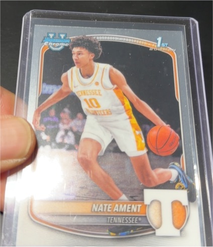 2025-26 Bowman Chrome #BCP-5 Nate Ament — front