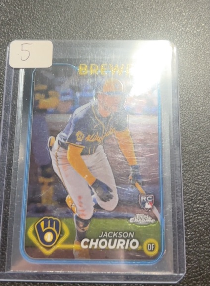 2024 Topps Chrome #161 Jackson Chourio — front