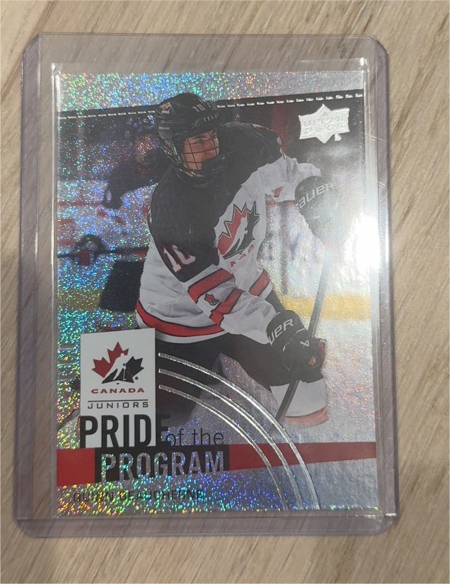 2023 Upper Deck Team Canada Juniors Pride of the Program — front