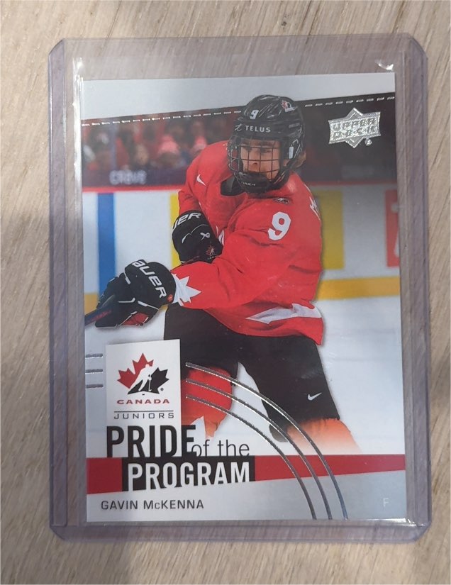 2024 Upper Deck Team Canada Juniors Pride of the Program #87 Gavin McKenna — front