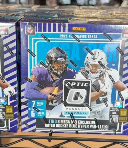 2025 Panini Donruss Optic Football Mega Box — front