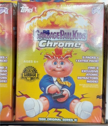 2021 Topps Garbage Pail Kids Chrome 1986 Original Series 4 Blaster Box — front