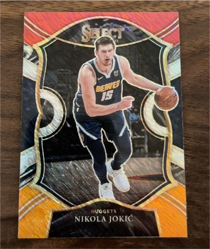 2020 Panini Select #58 Nikola Jokic — front