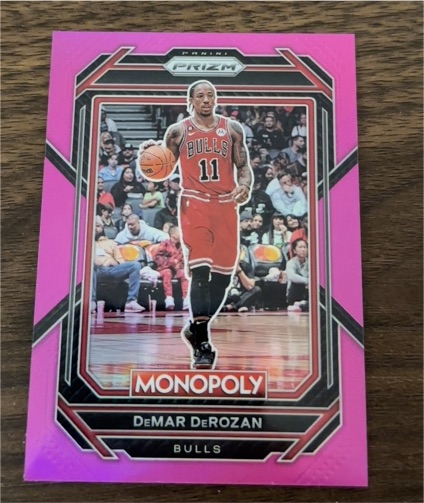 2022-23 Panini Prizm Monopoly #13 DeMar DeRozan — front