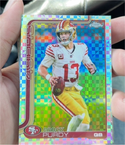 2025 Topps Chrome #262 Brock Purdy — front