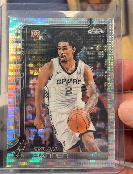 2025-26 Topps Chrome #252 Dylan Harper — front