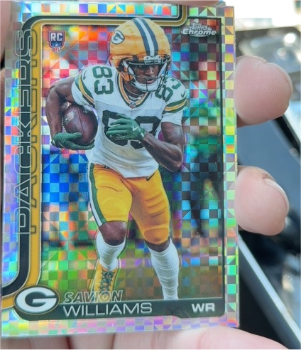 2025 Topps Chrome #340 Savion Williams — front