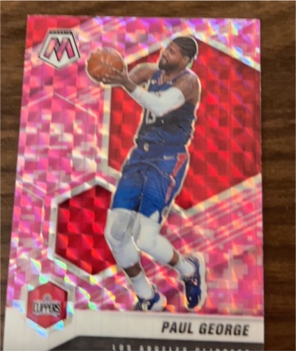 2020-21 Panini Mosaic #75 Paul George — front