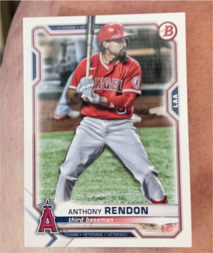 2021 Bowman #93 Anthony Rendon — front