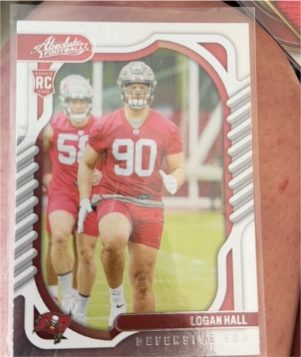 2022 Panini Absolute #185 Logan Hall — front