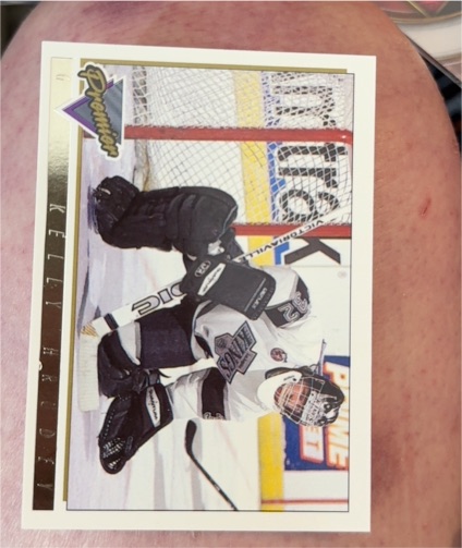 1993-94 Topps Premier Gold #471 Kelly Hrudey — front