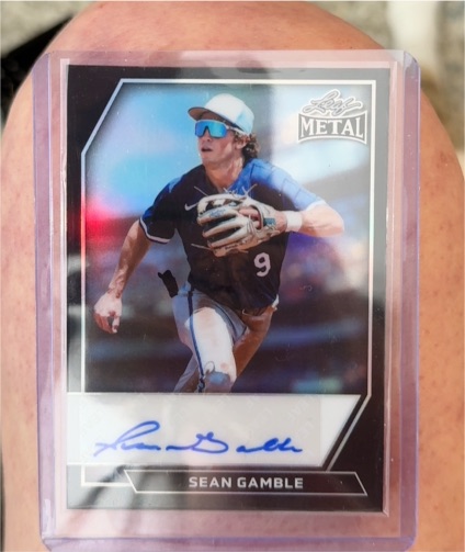 2026 Leaf Metal #9 Sean Gamble — front
