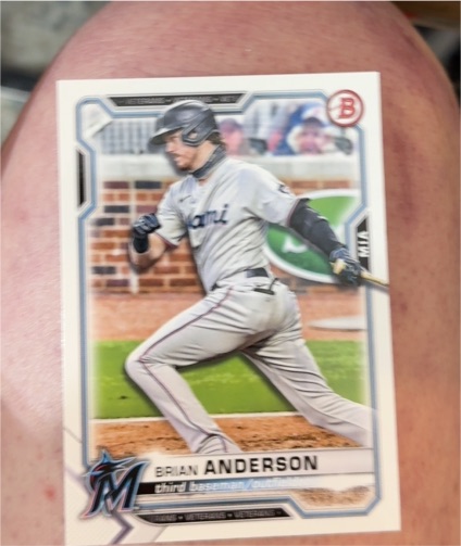 2021 Bowman #12 Brian Anderson — front