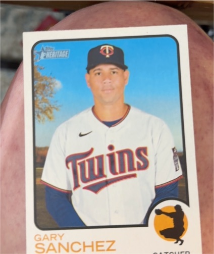 2022 Topps Heritage High Number #537 Gary Sanchez — front