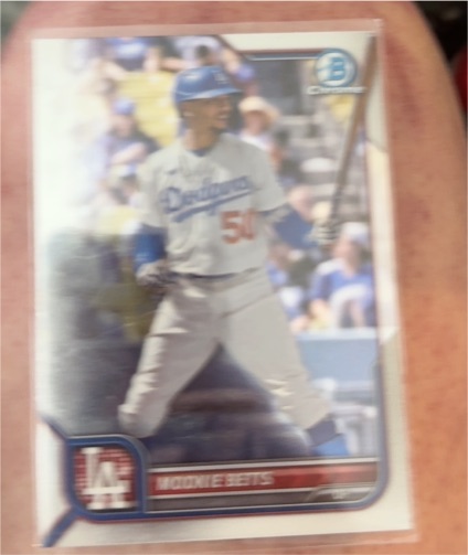2022 Bowman #25 Mookie Betts — front