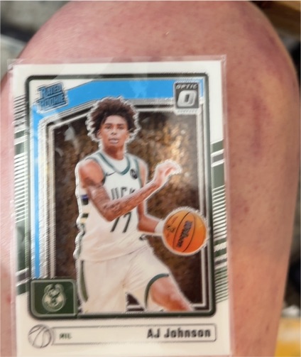 2024-25 Panini Donruss Optic #277 AJ Johnson — front