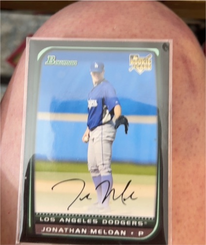 2008 Bowman #218 Jonathan Meloan — front