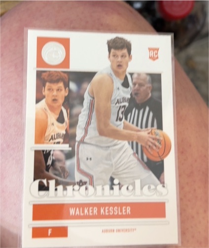 2022 Panini Chronicles Draft Picks #23 Walker Kessler Auburn Tigers — front