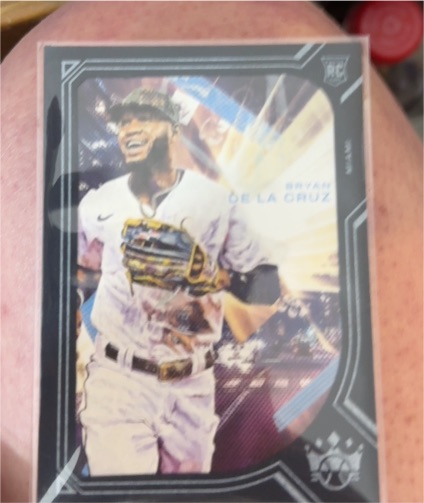 2022 Panini Diamond Kings Rookies I Blue Frame #89 Bryan De La Cruz — front