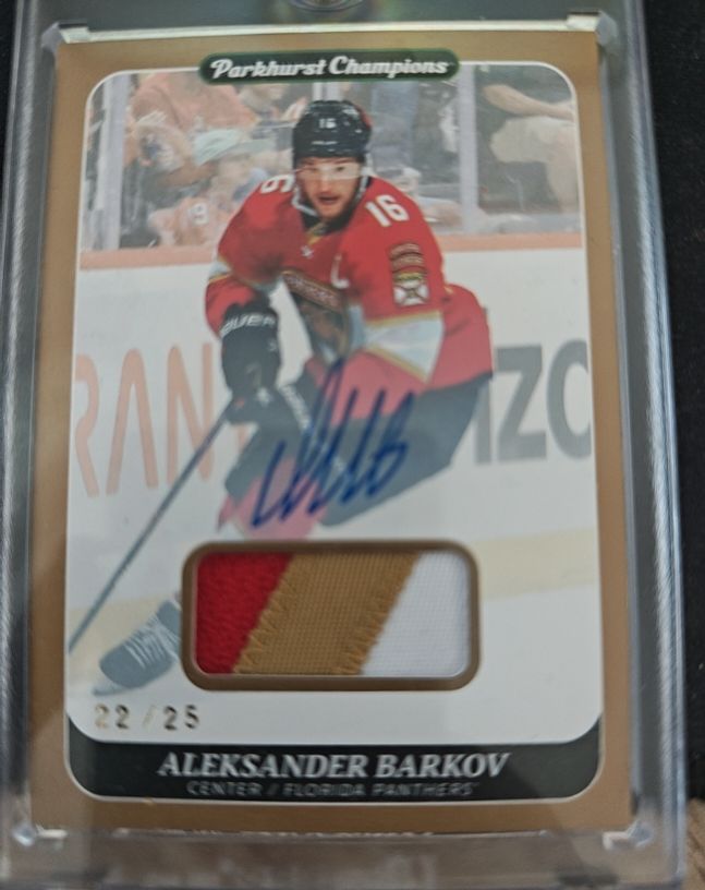 2023-24 Upper Deck Parkhurst Champions #6 Aleksander Barkov — front