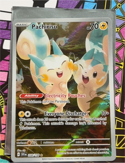 2023 Scarlet & Violet #208 Pachirisu — front