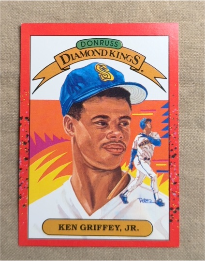 1990 Donruss Diamond Kings #4 Ken Griffey Jr. — front