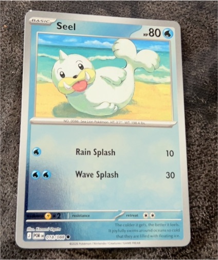 2026 Pokémon Perfect Order #18 Seel — front