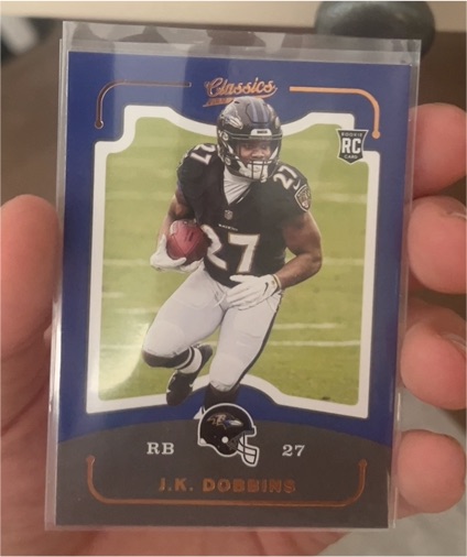 2020 Panini Chronicles Classics #CL-9 J.K. Dobbins Rookie — front