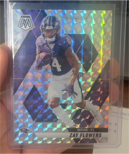 2025 Panini Mosaic #126 Zay Flowers — front