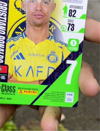 2026 Panini Adrenalyn XL FIFA 365 #FAN66 Cristiano Ronaldo Al Nassr FC — front