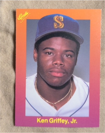 1989 Classic Update Orange Travel Edition #131 Ken Griffey Jr. — front
