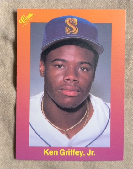 1989 Classic Update Orange Travel Edition #131 Ken Griffey Jr. — front
