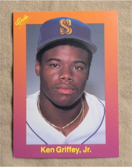 1989 Classic Update Orange Travel Edition #131 Ken Griffey Jr. — front